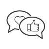 Chat bubble icon
